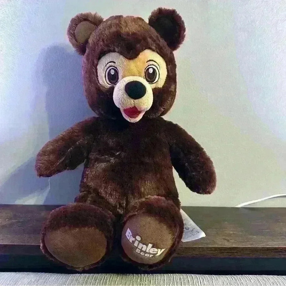 BUILD-A-BEAR ‎ WORKSHOP BRINLEY BEAR DARK BROWN STUFFED PLUSH  ANIMAL TOY - Picture 1 of 5